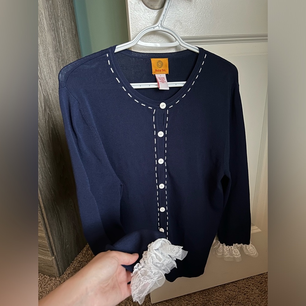 Cardigan Barbie inspired 
Fits Small/Medium